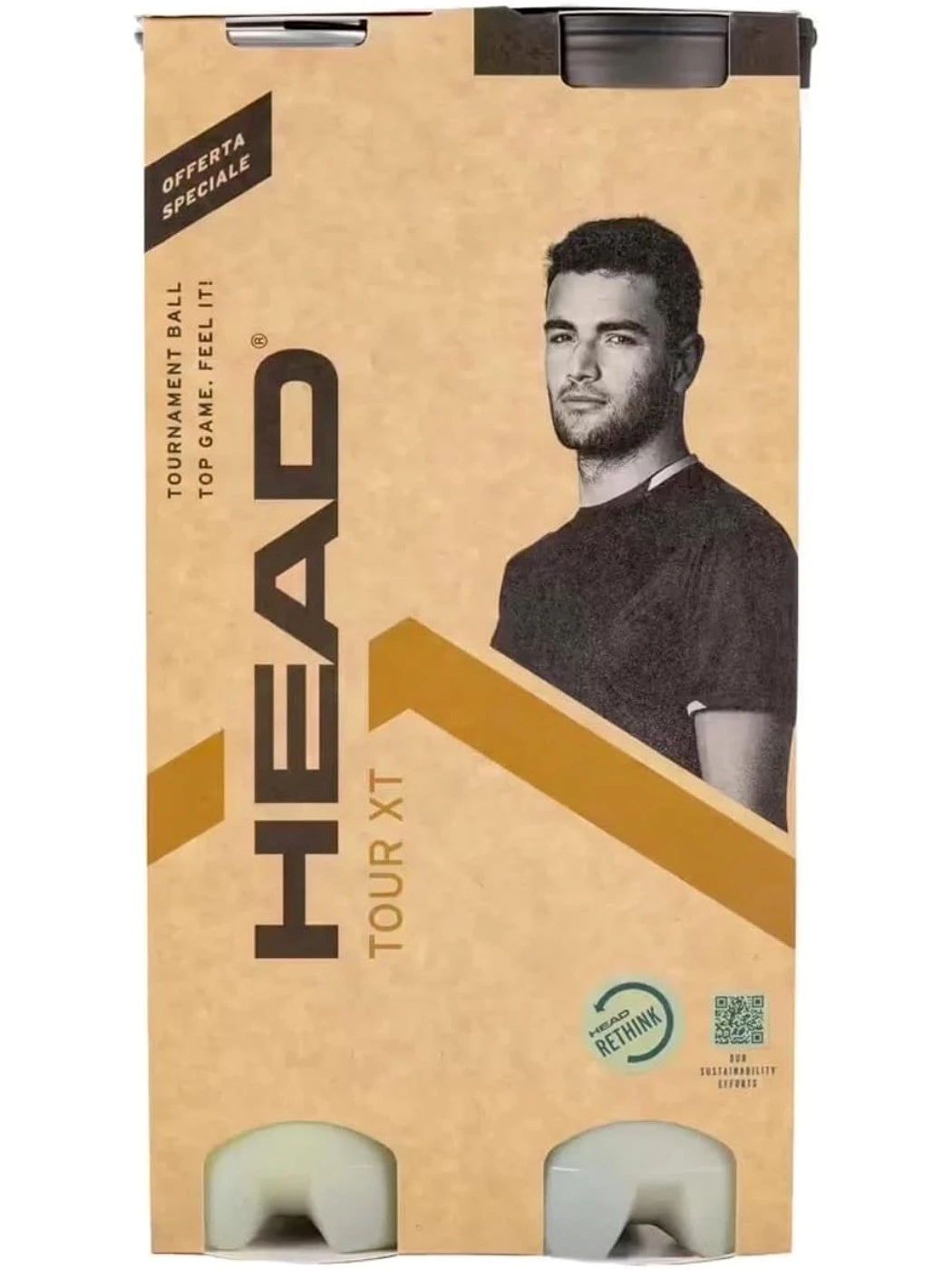 PALLINE TENNIS HEAD 2x4B HEAD TOUR XT