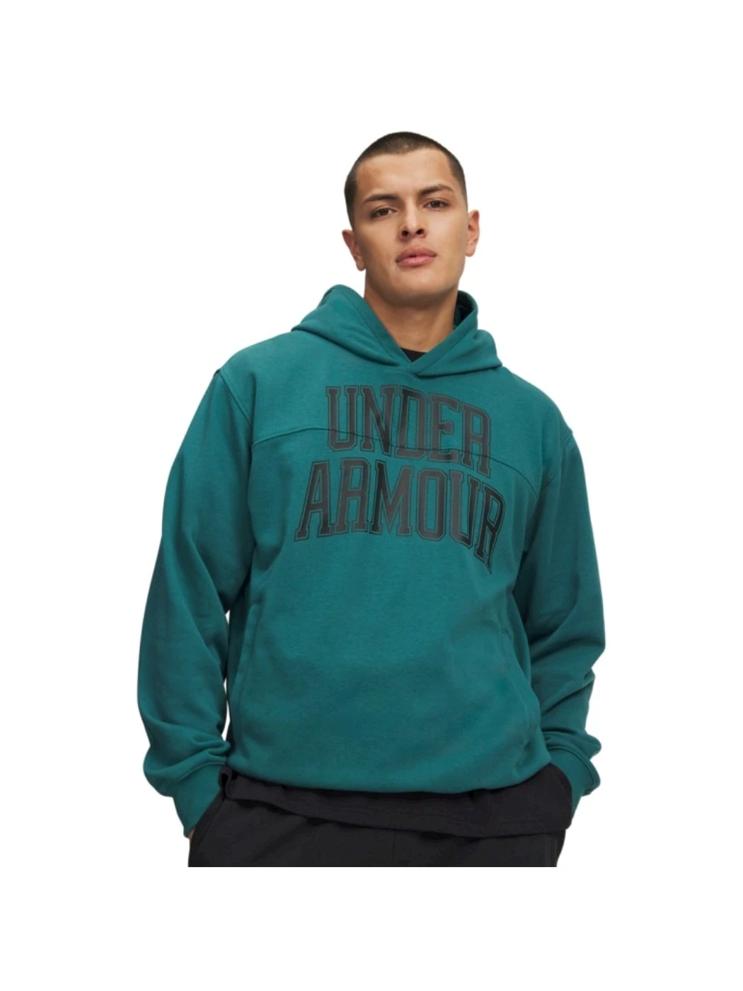FELPA UNDER ARMOUR RIVAL LW GRAPHIC HOODIE