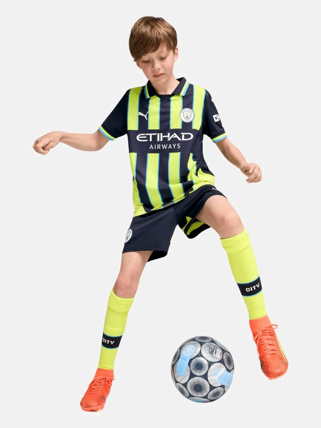 MAGLIA BAMBINO PUMA MANCHESTER CITY 2024-2025 AWAY JERSEY JR