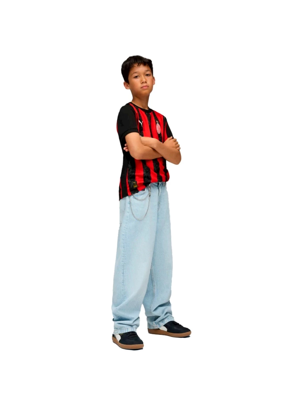 MAGLIA BAMBINO PUMA AC MILAN 2025-2026 HOME JERSEY JR