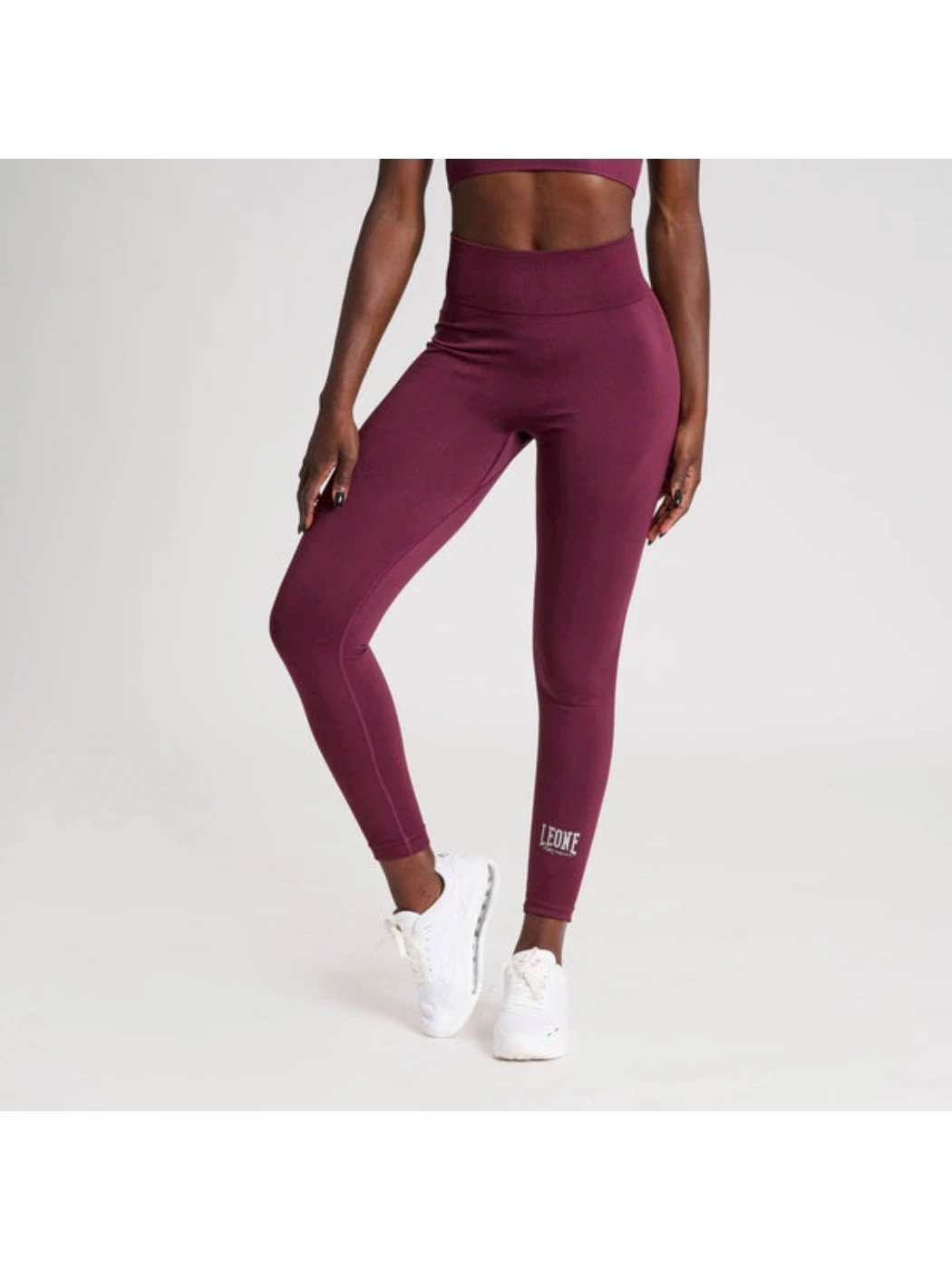 LEGGINGS DONNA LEONE LOGO SEAMLESS