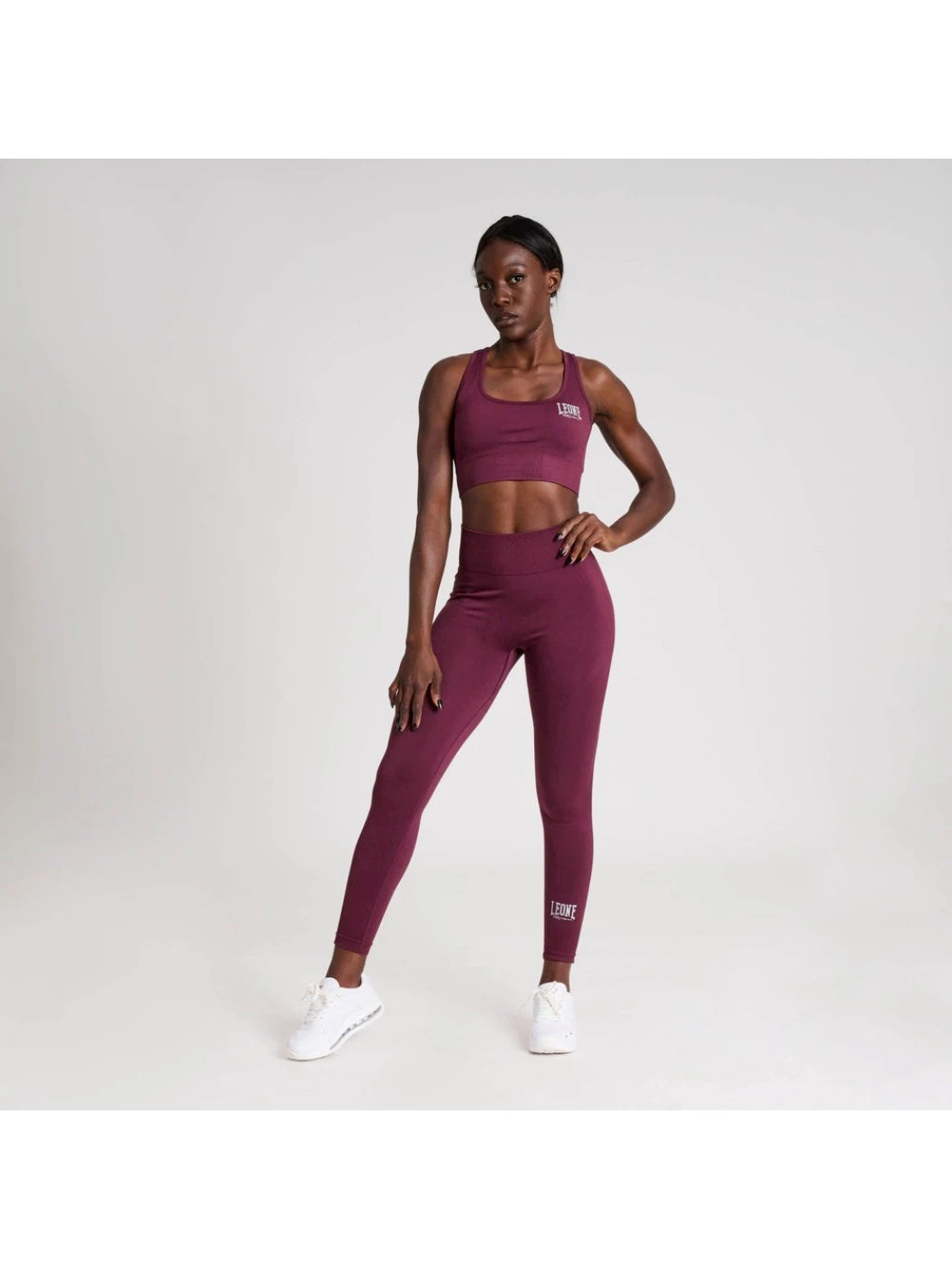 LEGGINGS DONNA LEONE LOGO SEAMLESS
