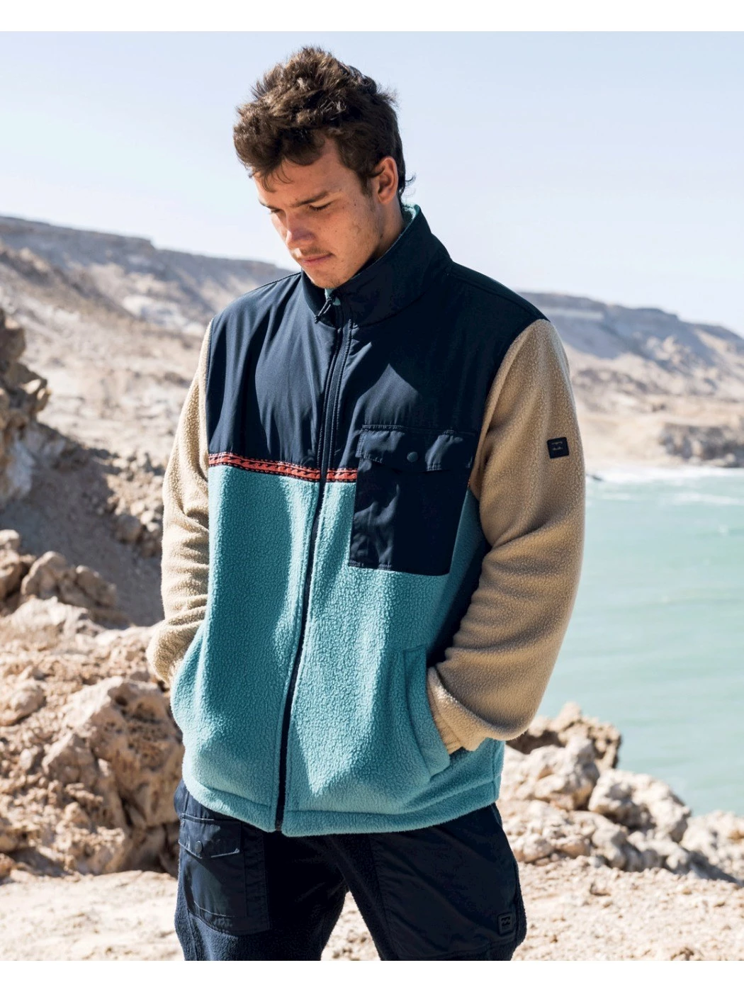 FELPA UOMO BILLABONG BOUNDARY TRAIL ZIP