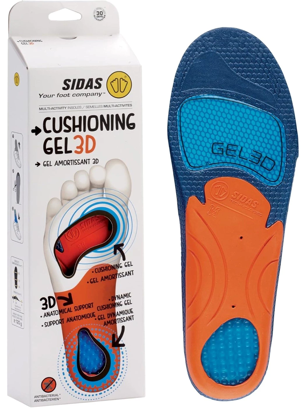 SUOLA AMMORTIZZANTE SIDAS 3D GEL CUSHIONING SOLE
