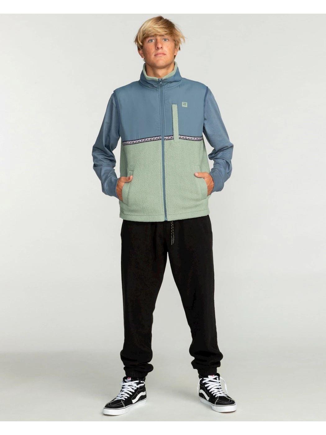 FELPA SMANICATA BILLABONG BOUNDARY TRAIL VEST