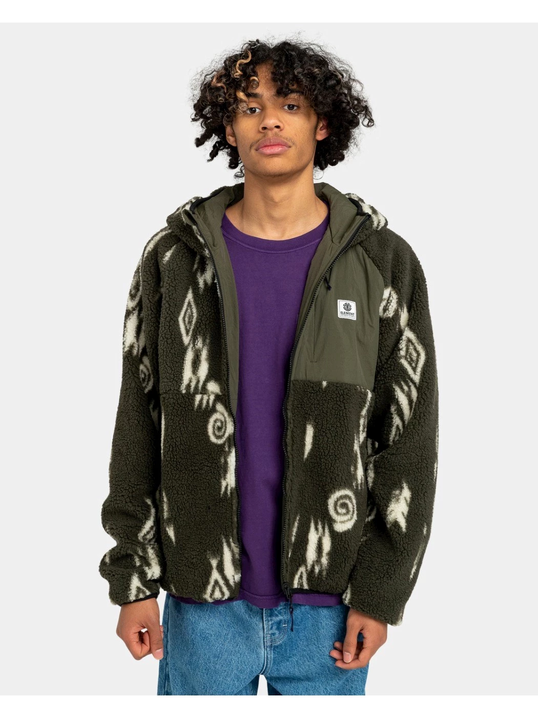FELPA REVERSIBILE ELEMENT WOLFE SHERPA