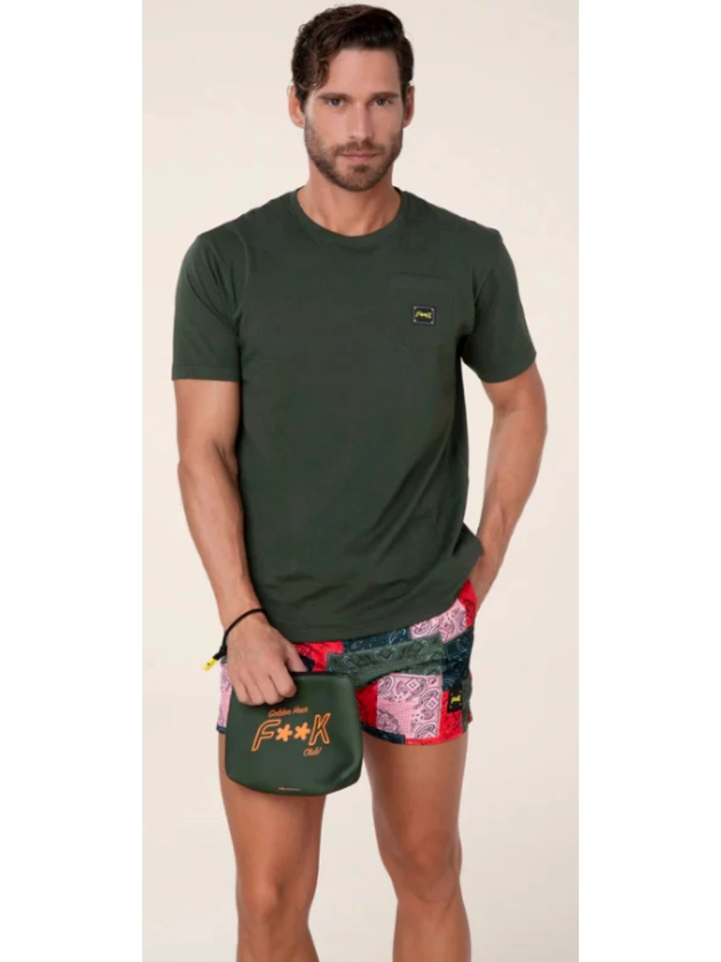 MEN'S ROUND NECK T-SHIRT Militar
