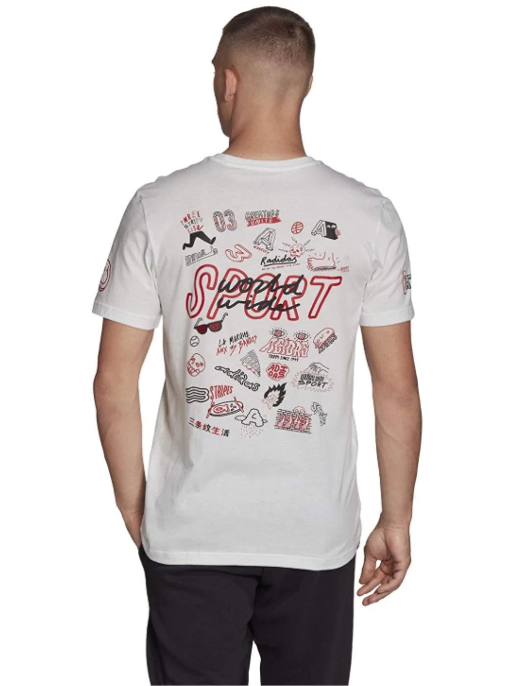 T SHIRT UOMO ADIDAS DOODLE 360