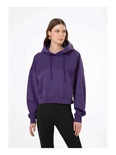 FELPA CROP CAPPUCCIO DONNA F**K
