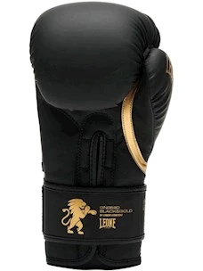 GUANTI BOXE LEONE BLACKGOLD NERO 10 OZ