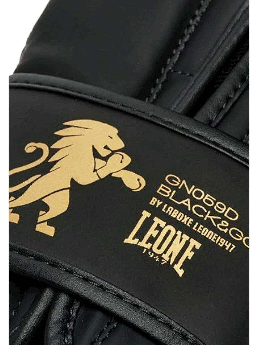 GUANTI BOXE LEONE BLACKGOLD NERO 12OZ