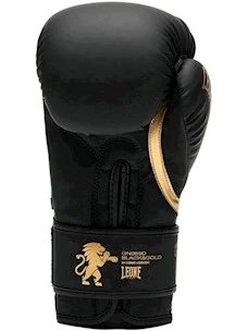 GUANTI BOXE LEONE BLACKGOLD NERO 14OZ