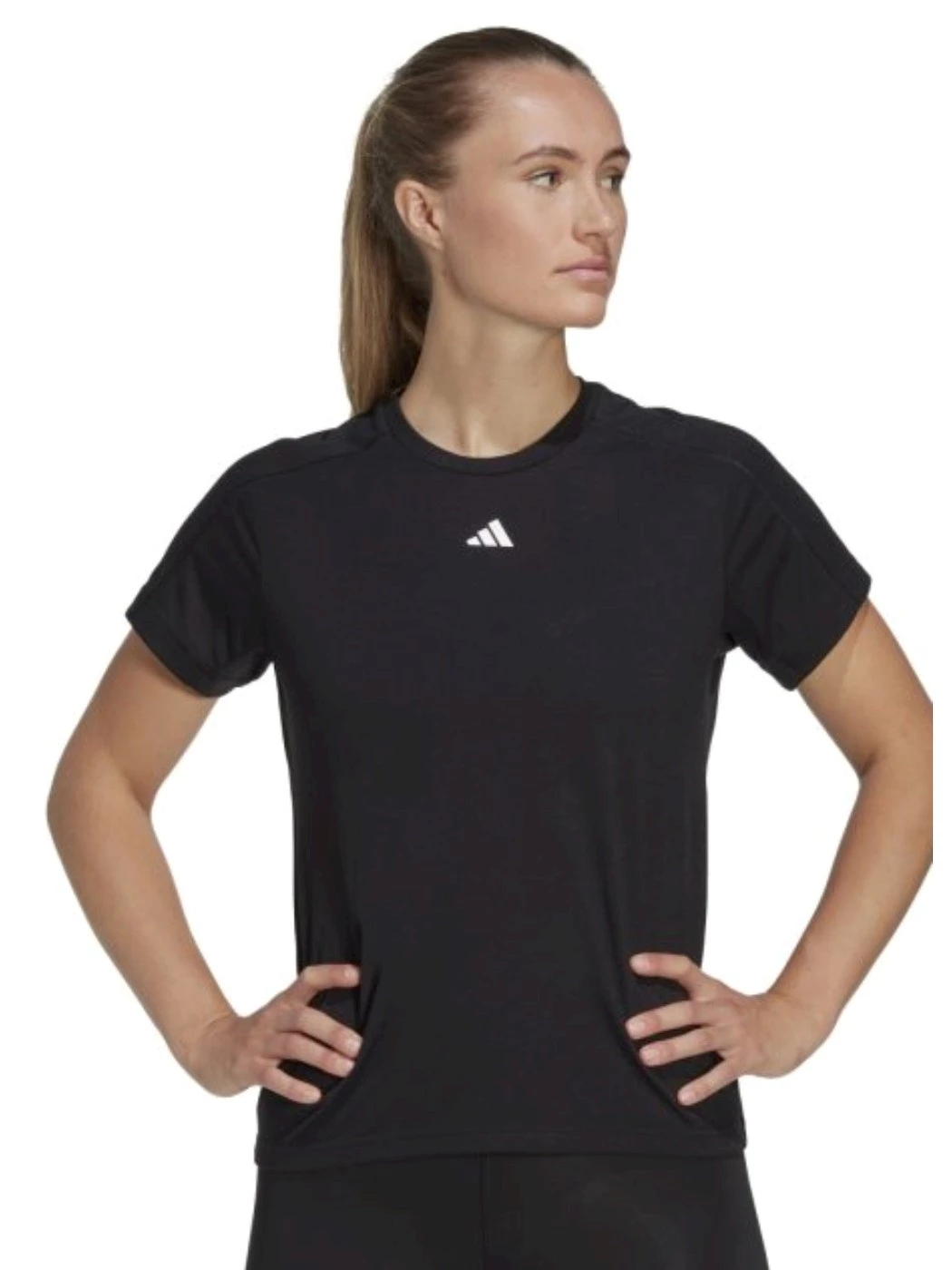 T-SHIRT DONNA ADIDAS AEROREADY TRAIN ESSENTIALS MINIMAL BRANDING