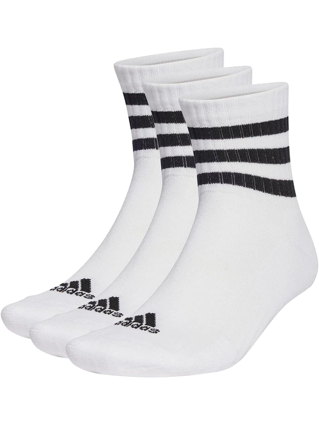 CALZINI ADIDAS 3-STRIPES CUSHIONED SPORTSWEAR MID-CUT (3 PAIA)
