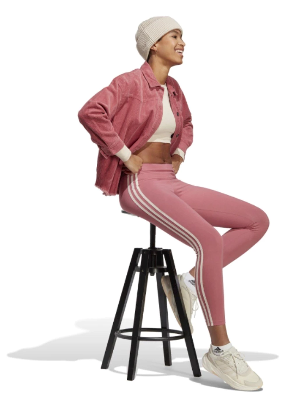LEGGINGS ADIDAS ESSENTIALS 3-STRIPES HIGH-WAISTED JERSEY LEGGING