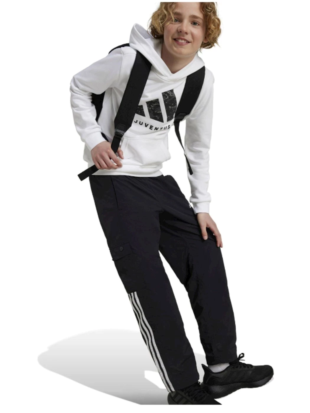 FELPA BAMBINO ADIDAS JUVENTUS KIDS HOODIE