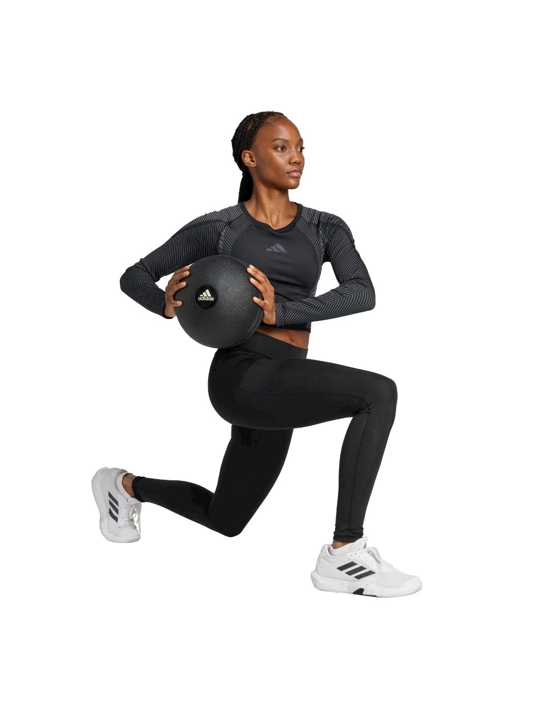 T-SHIRT MANICA LUNGA DONNA ADIDAS SEAMLESS KNITTED LONG SLEEVE