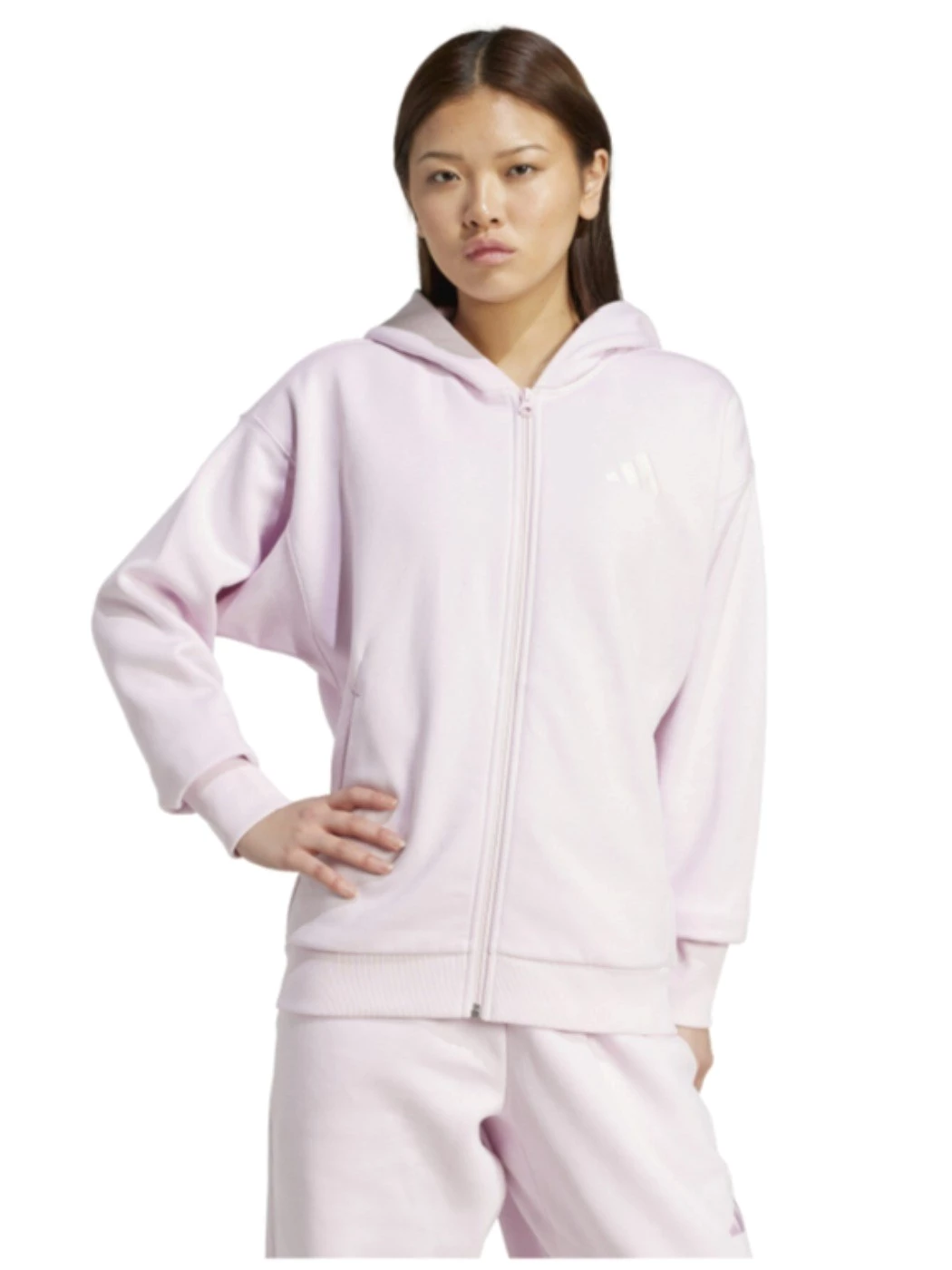 FELPA DONNA ADIDAS W ALL SZN FZ HD