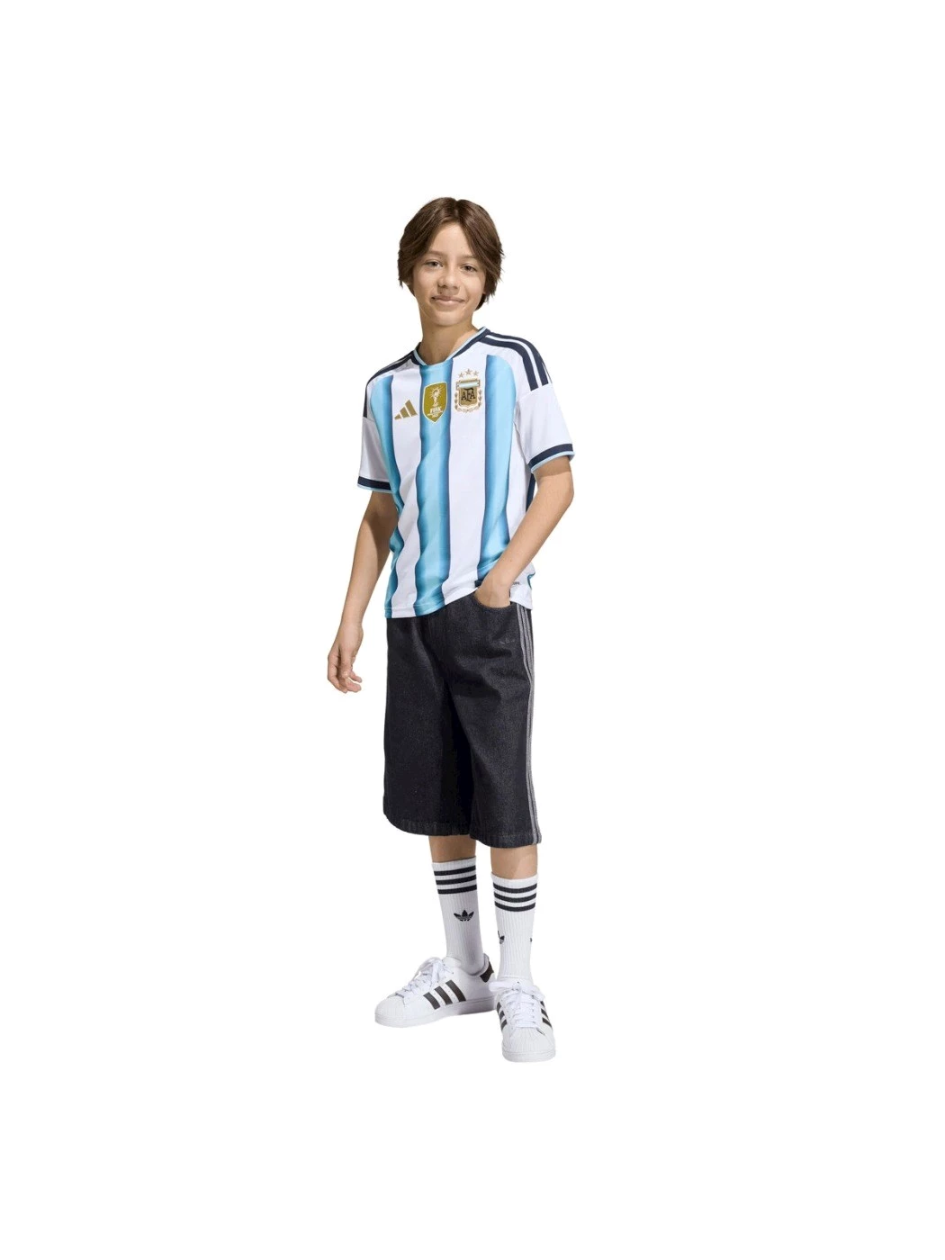 MAGLIA BAMBINO ADIDAS ARGENTINA 26 HOME JERSEY Y