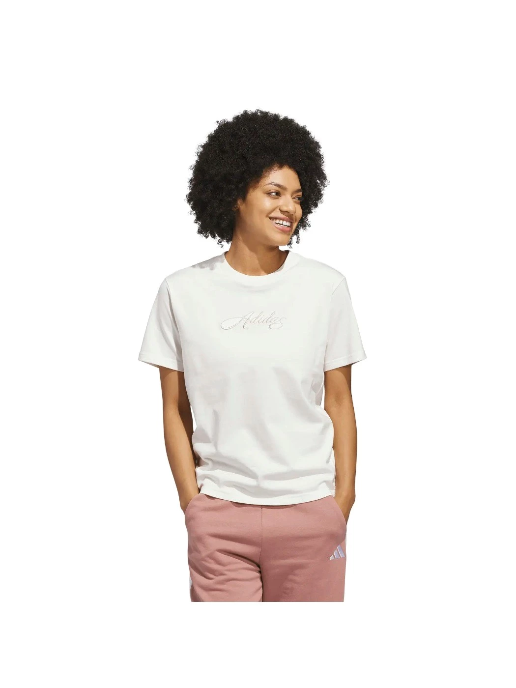 T-SHIRT DONNA ADIDAS W SC CURSIVE T