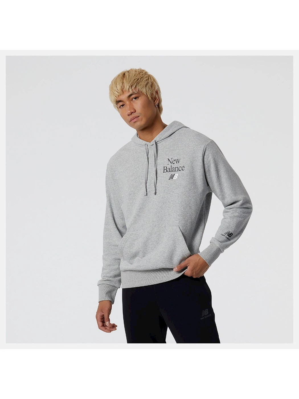 FELPA UOMO NEW BALANCE ESSENTIALS CELEBRATE HOODIE