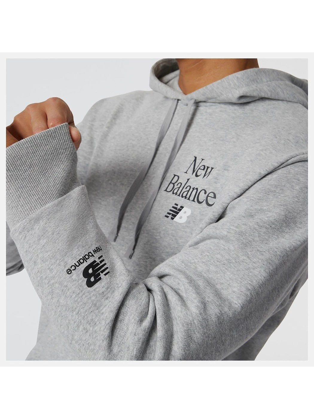 FELPA UOMO NEW BALANCE ESSENTIALS CELEBRATE HOODIE