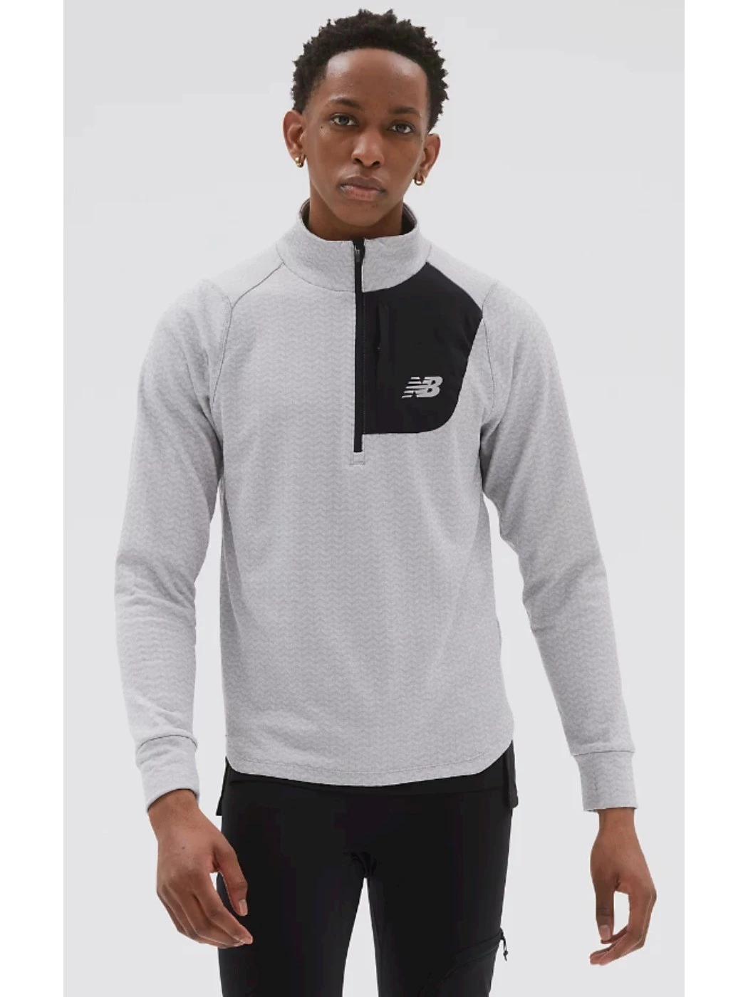 FELPA RUNNING NEW BALANCE HEAT GRID HALF ZIP