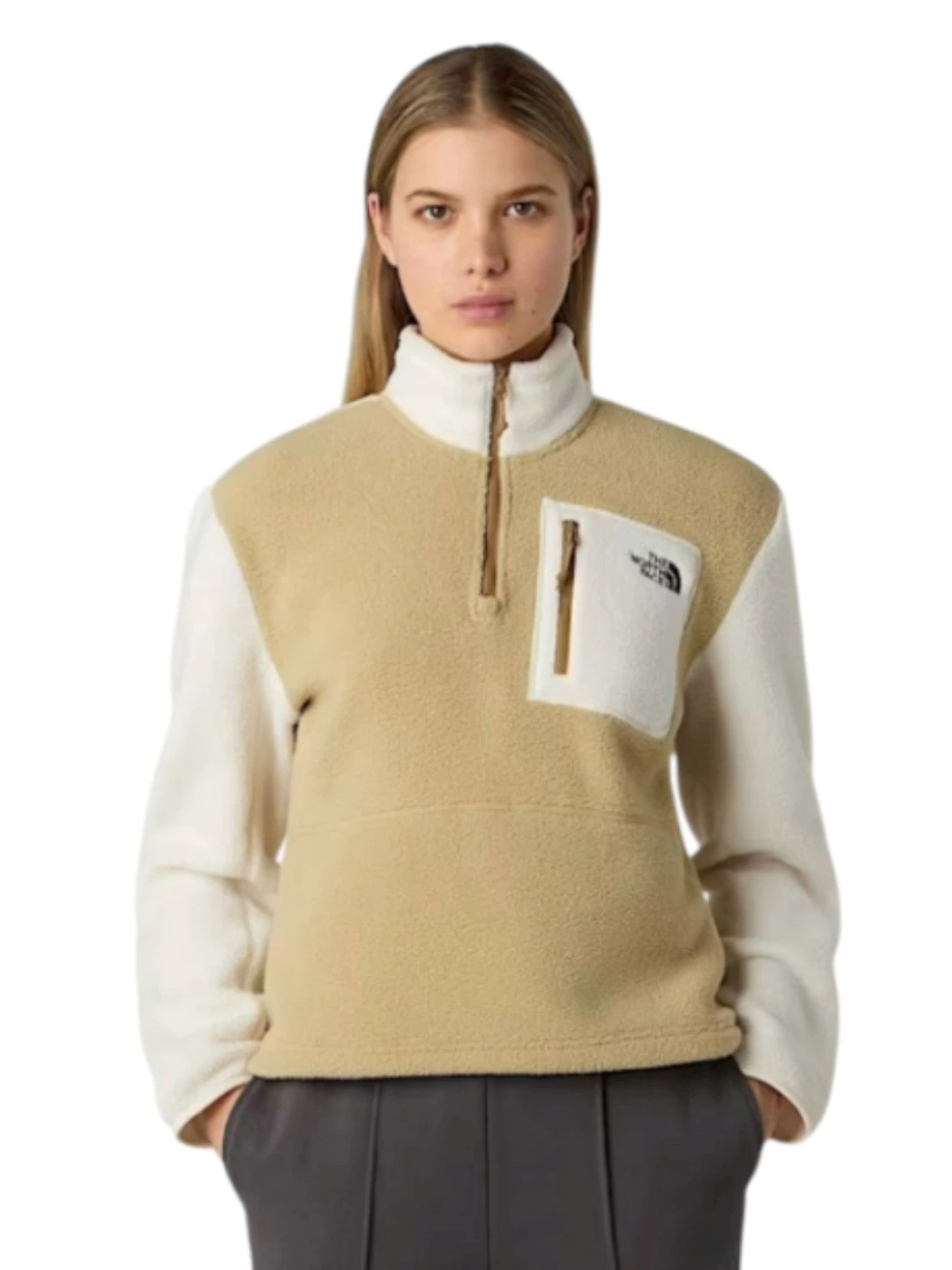 FELPA IN PILE DONNA THE NORTH FACE W YUMIORI 1/4 ZIP