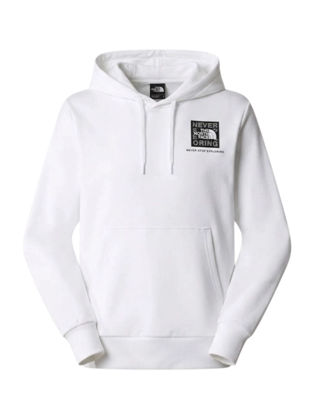 FELPA THE NORTH FACE BLANCA BOX LOGO LIGHT REG HD
