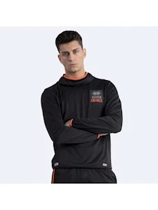 FELPA UOMO ERREA BLACK BOX SS22 MAN HOODY MASK I SEE YOU
