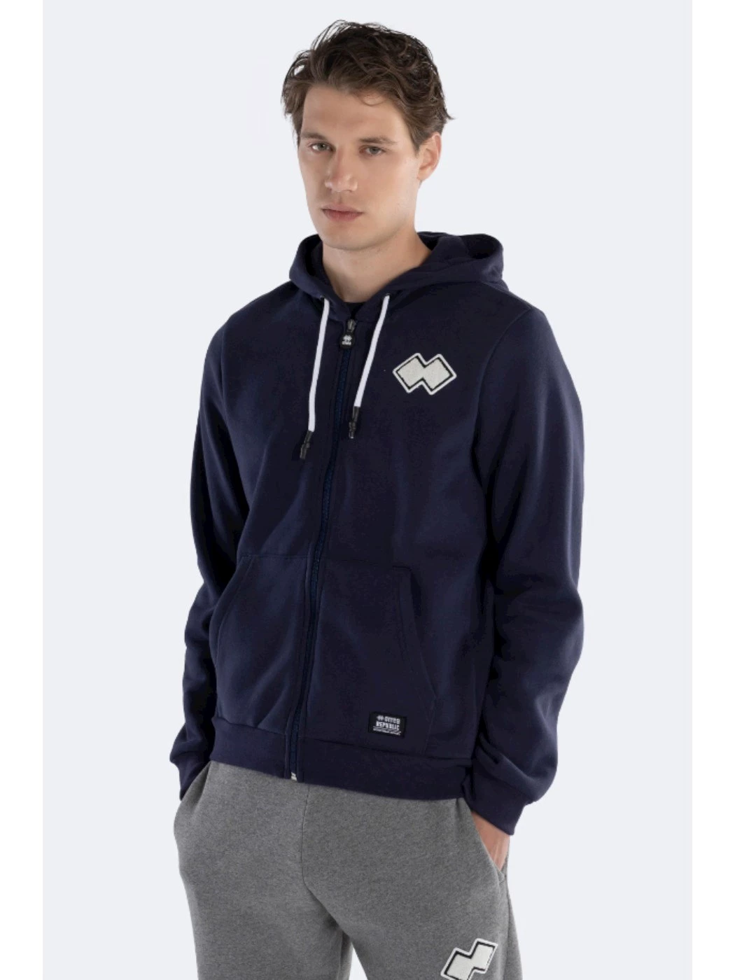ESSENTIAL FW23/24 HOODY FLEECE PACTCH 064 MAN