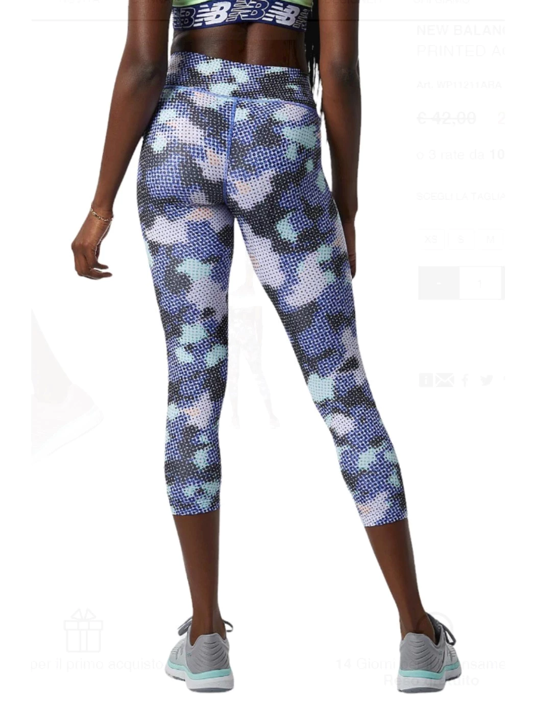 LEGGINGS DONNA NEW BALANCE ACCELERATE CAPRI