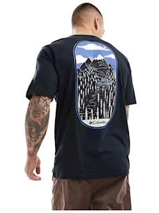 T-SHIRT UOMO COLUMBIA ROCKAWAY RIVER GRAPHIC SS TEE