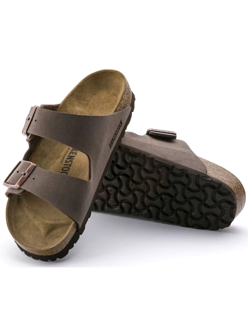 Birkenstock Arizona Birko Flor Nubuck Mocha Unisex Calz S