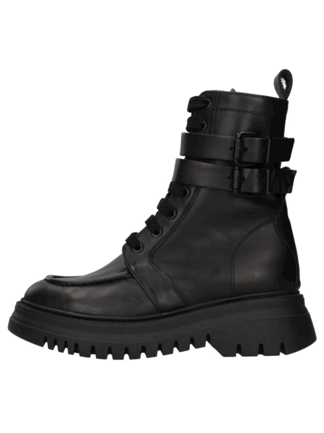 Janet & Janet tronchetto sportivo in pelle odette colore nero