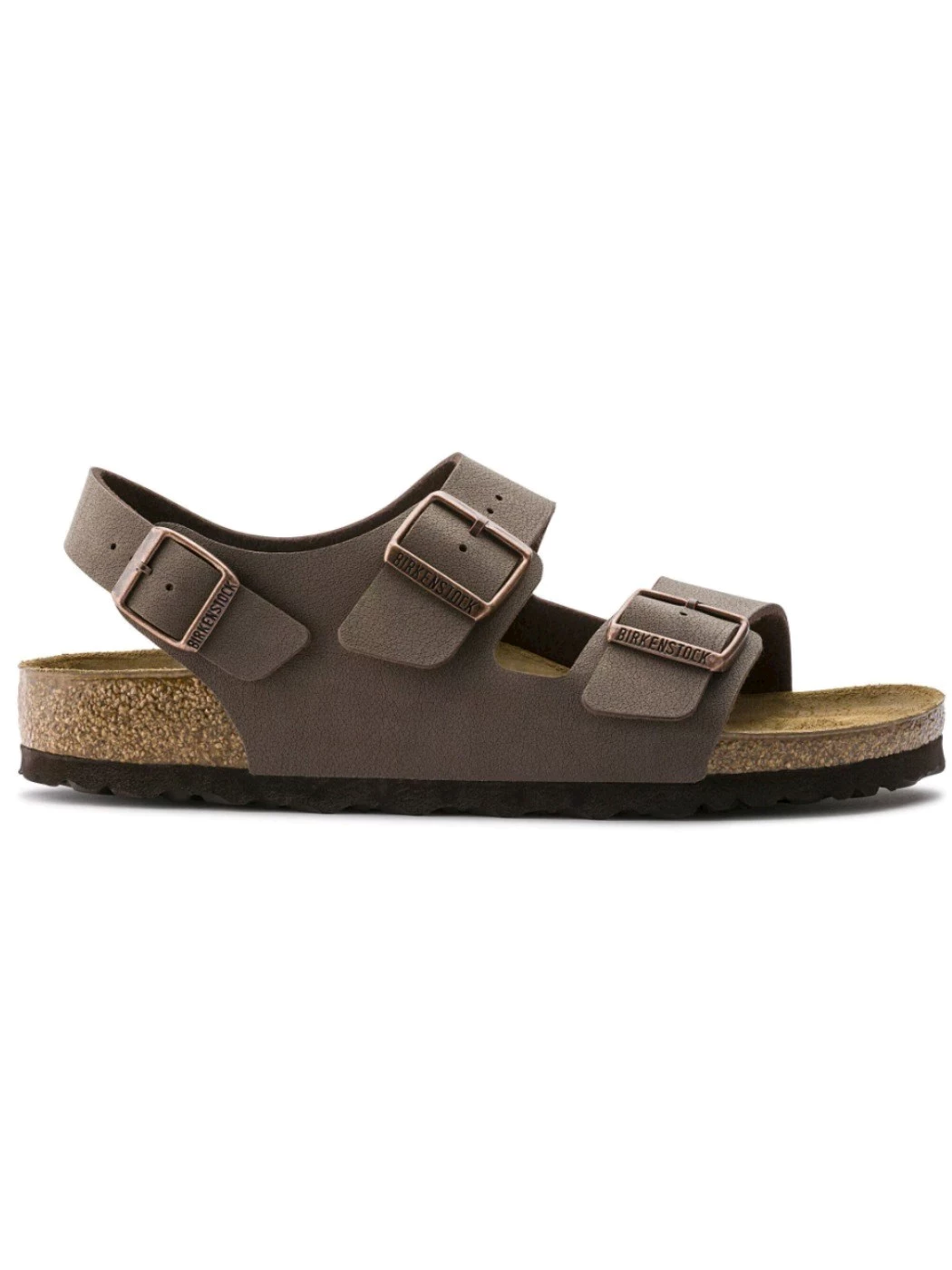Birkenstock Milano Birko-Flor Nubuck Calz S Mocca