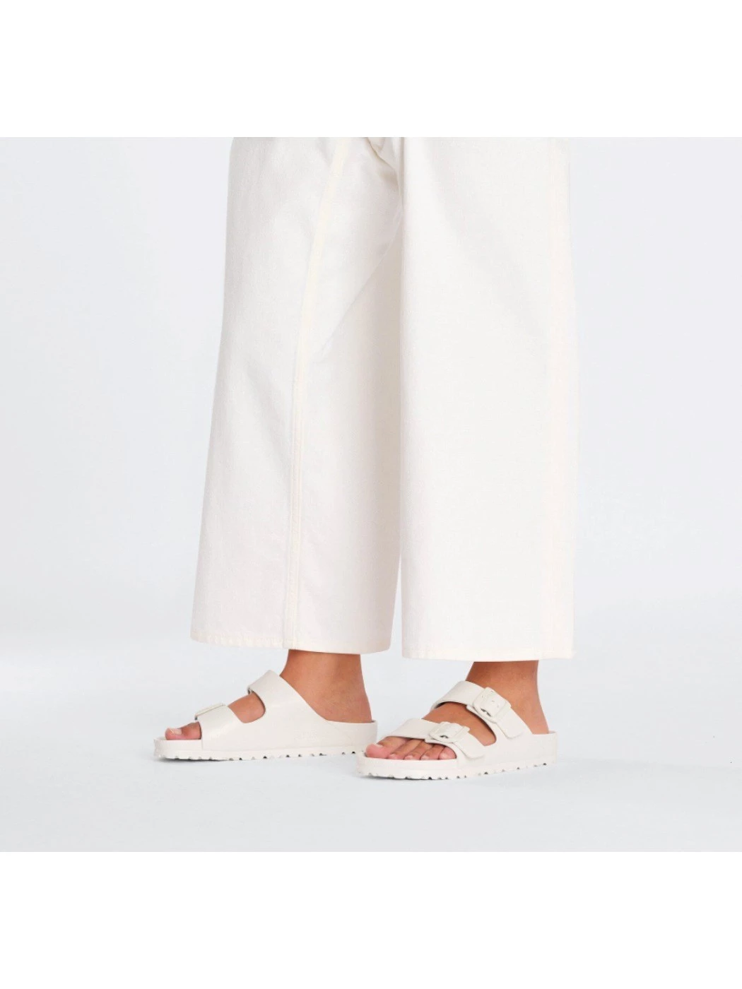 Birkenstock Arizona  EVA in Gomma Bianco Calz S
