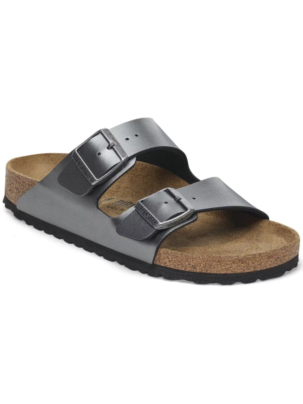Birkenstock Arizona Birko-Flor Metallic Black Calz S