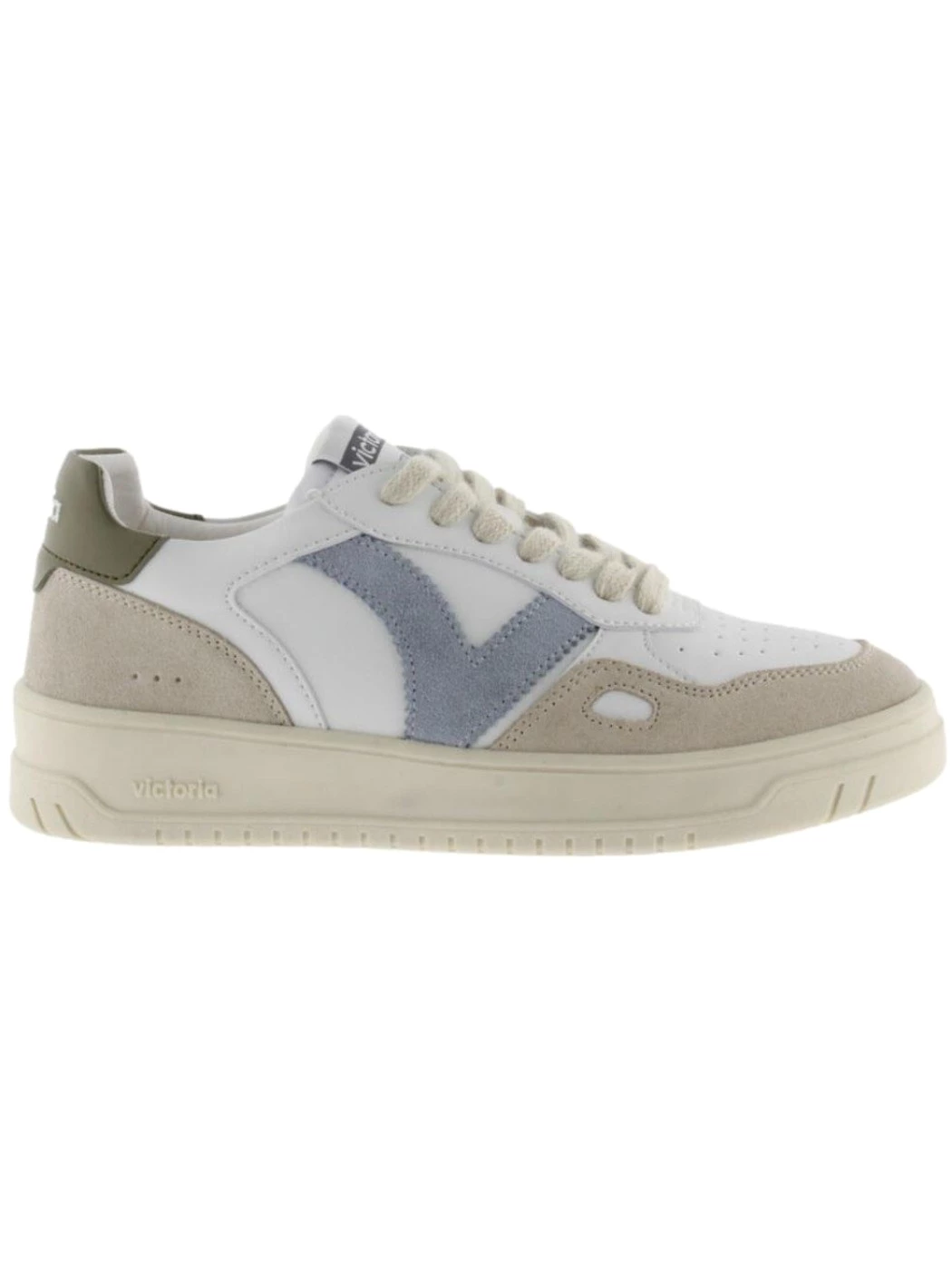 Victoria Sneakers Seul effetto pelle  camoscio e couleur Kaki