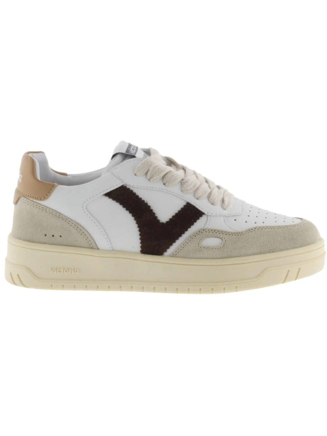 Victoria Sneakers Seul effetto camoscio e couleur taupe