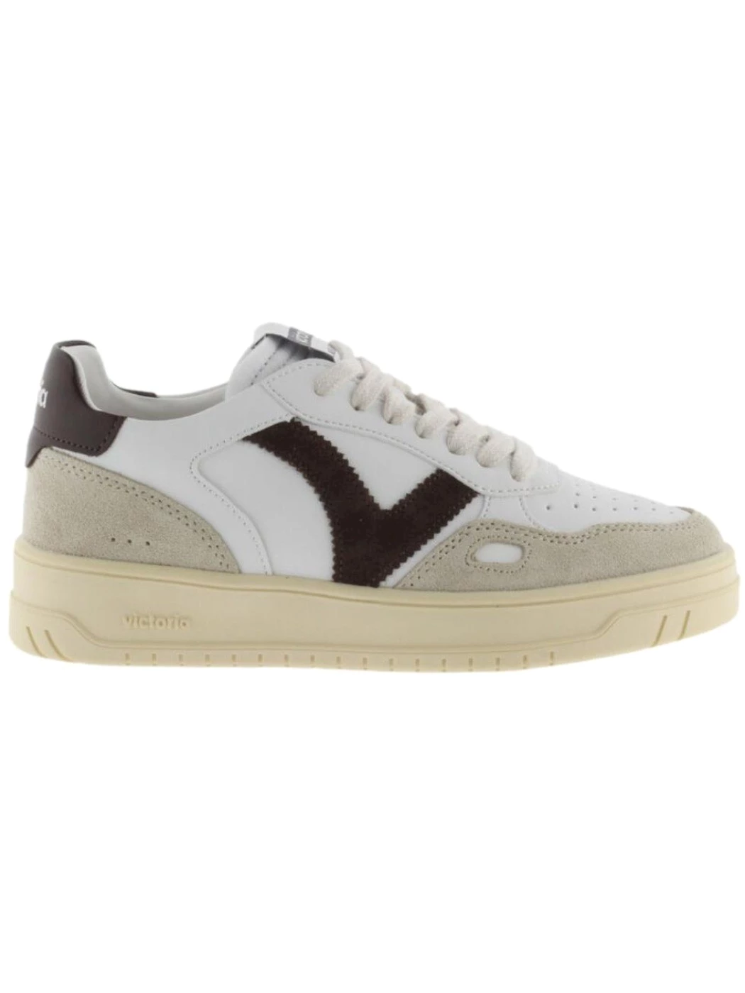 Victoria sneakers Uomo seul effetto pelle camoscio marrone