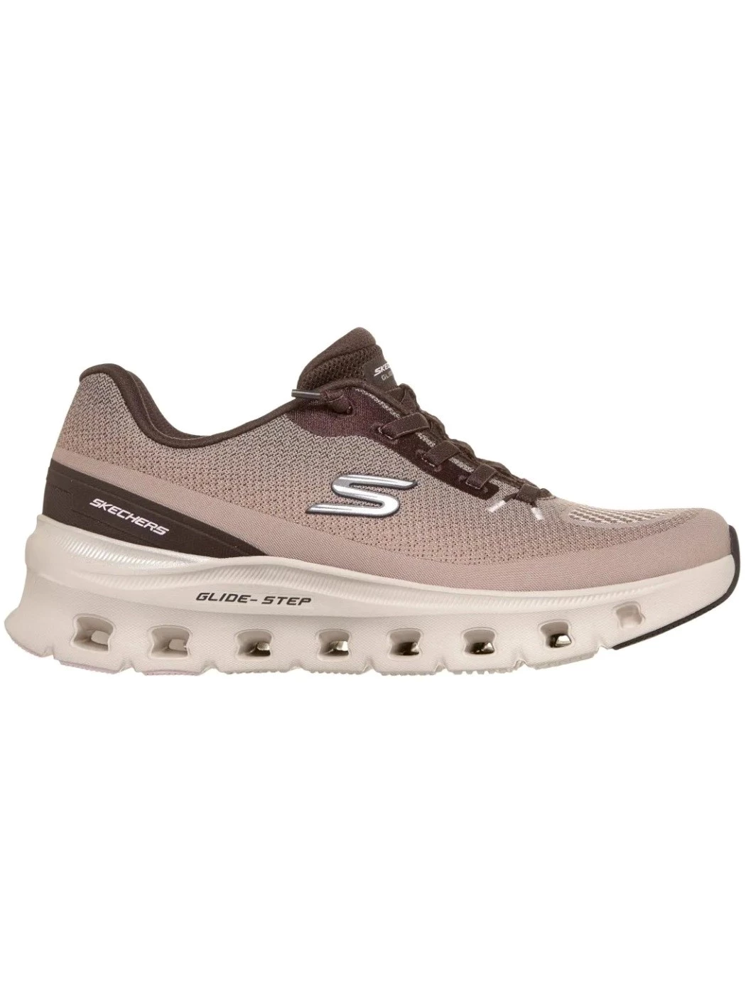 SKECHERS Sneakers Donna Glide step Soft Mirage Marrone Moka