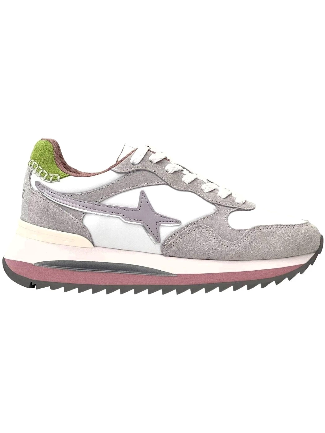 W6YZ Yak W White Cipria Sneakers Donna