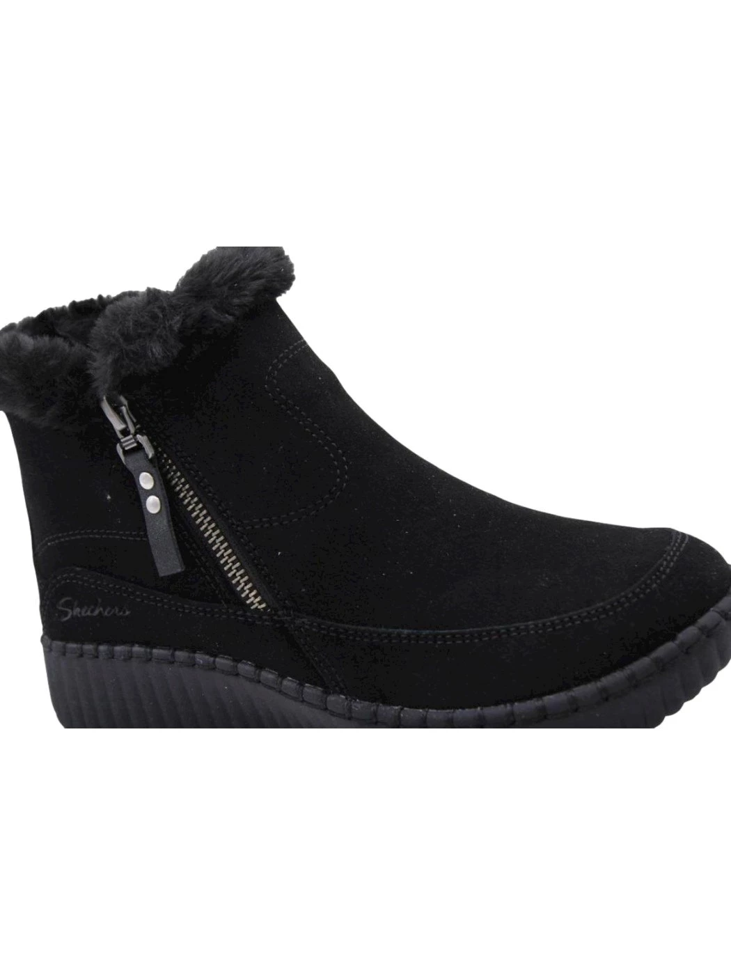 SKECHERS Fresh Zip Nero stivaletto donna 168108 BBK