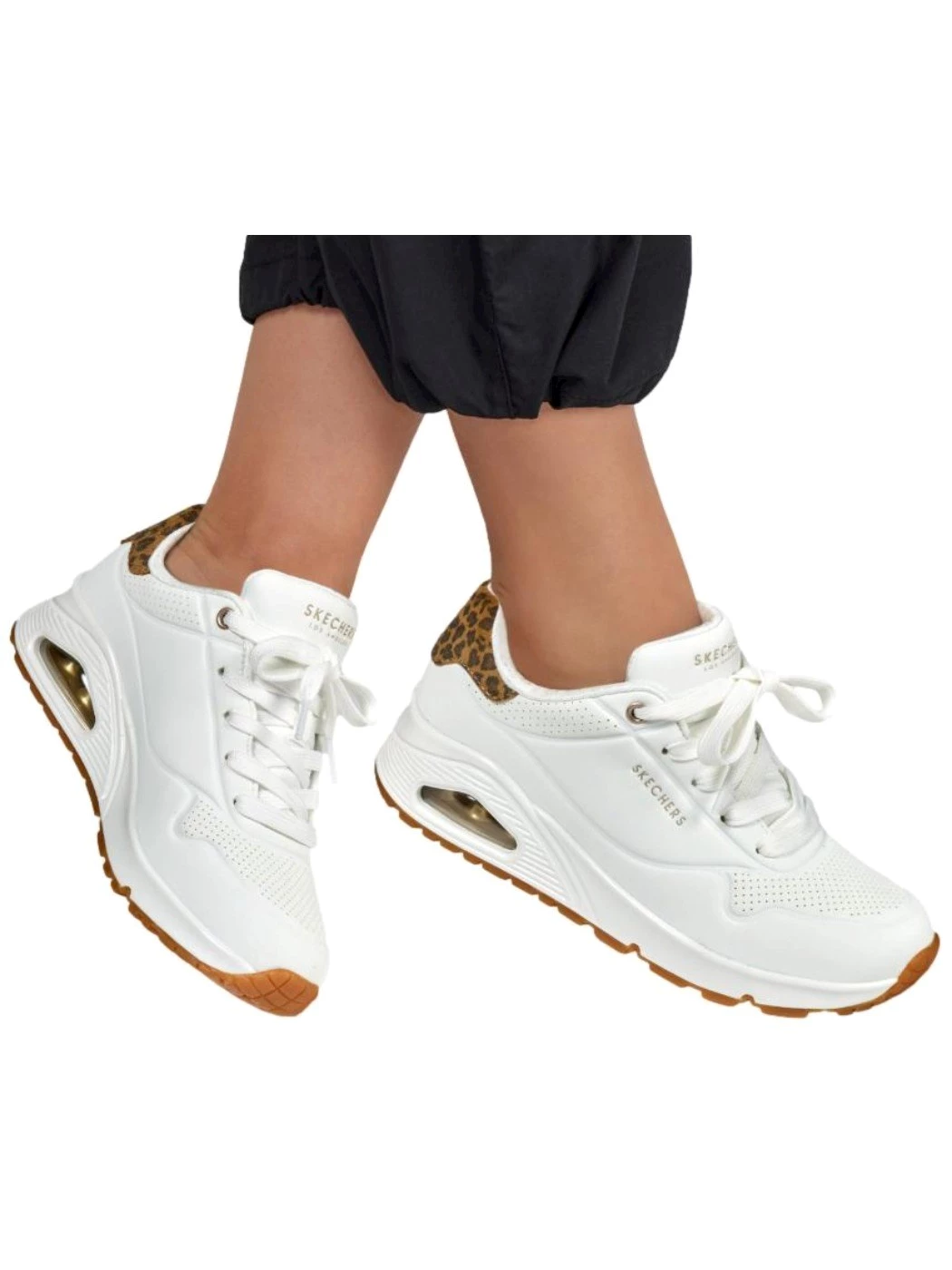 SKECHERS Uno Jungle Nite sneakers Donna 177093 WHLD