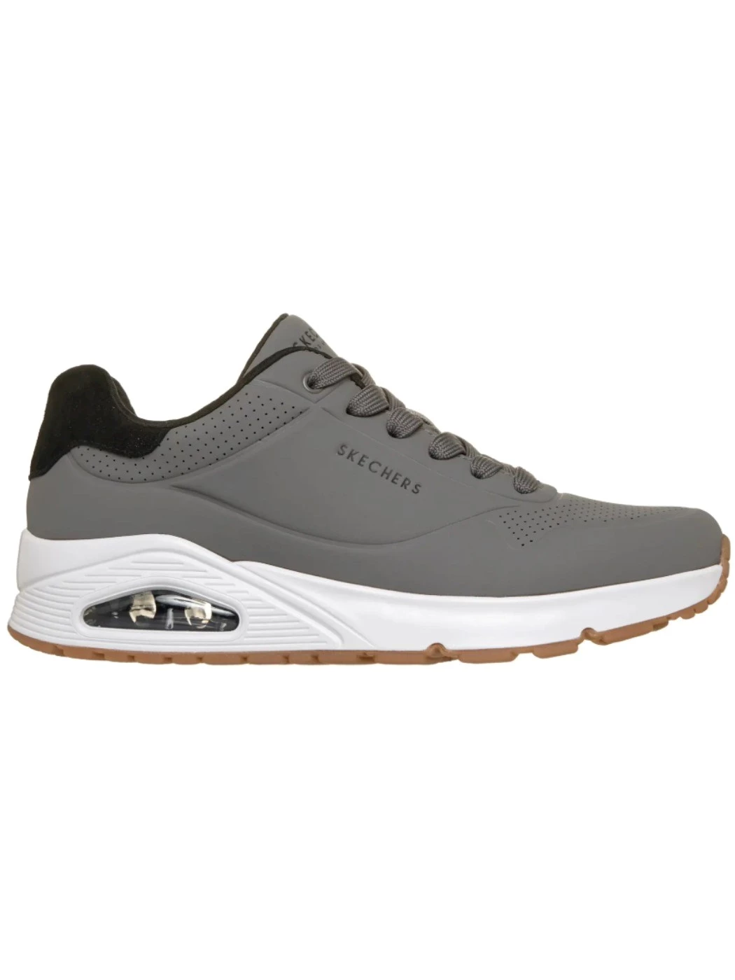 SKECHERS UNO Suited On Air Sneakers Uomo Grigio scuro