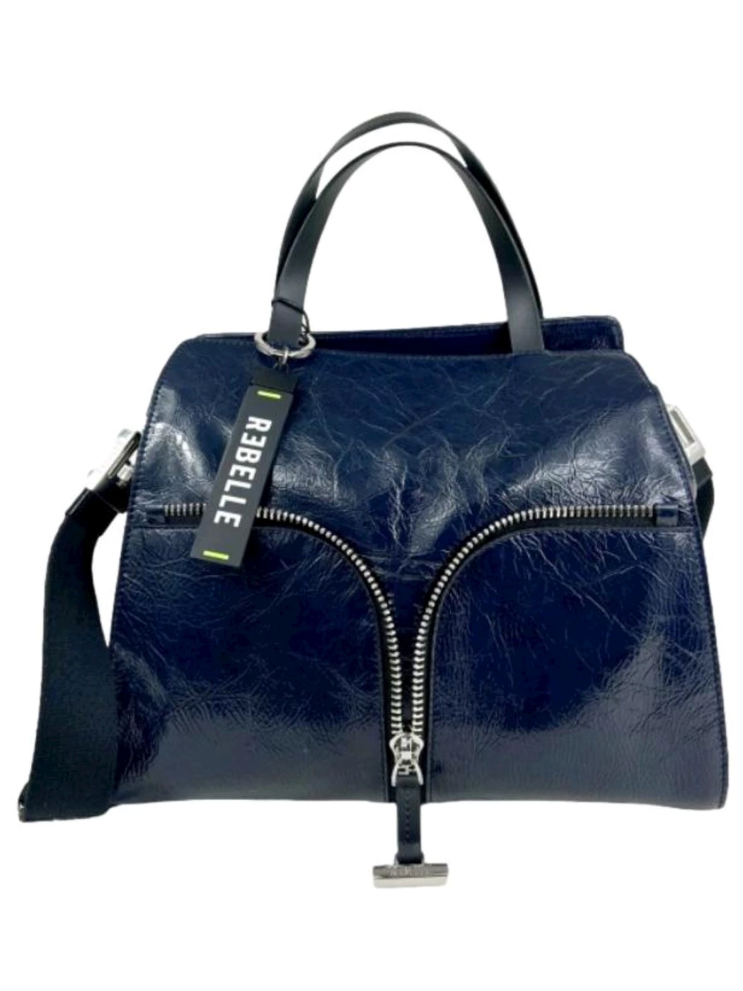 Rebelle Pam Handbag M Naplak 1WR19 LE0076 Dark Blue