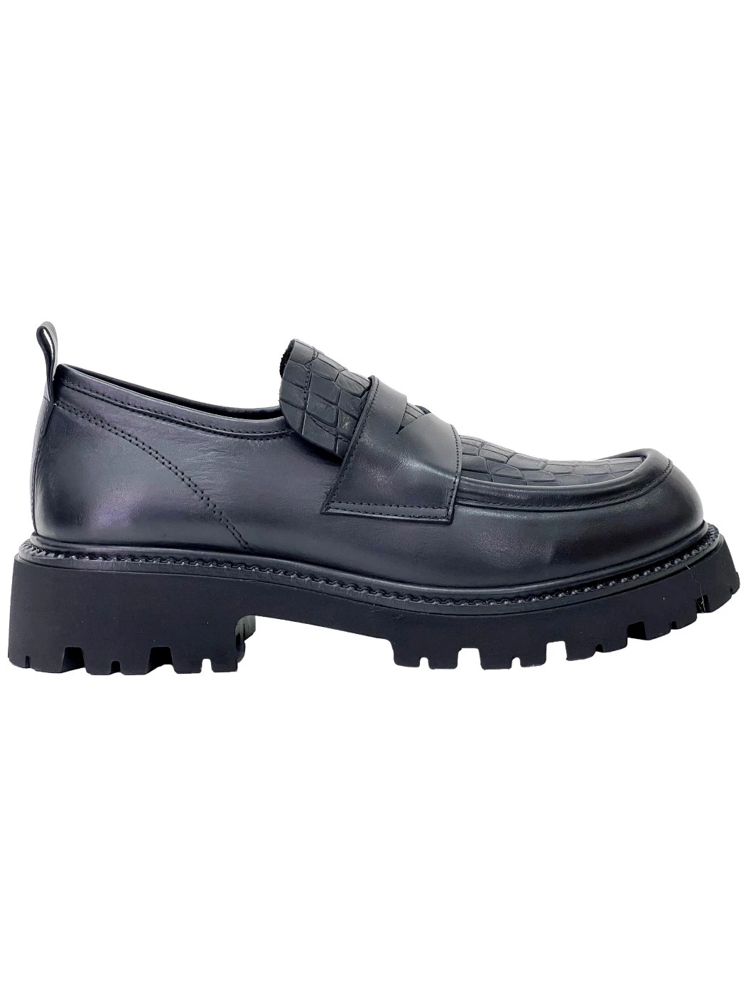 PIXY Mocassino Donna in pelle con ricamo cocco