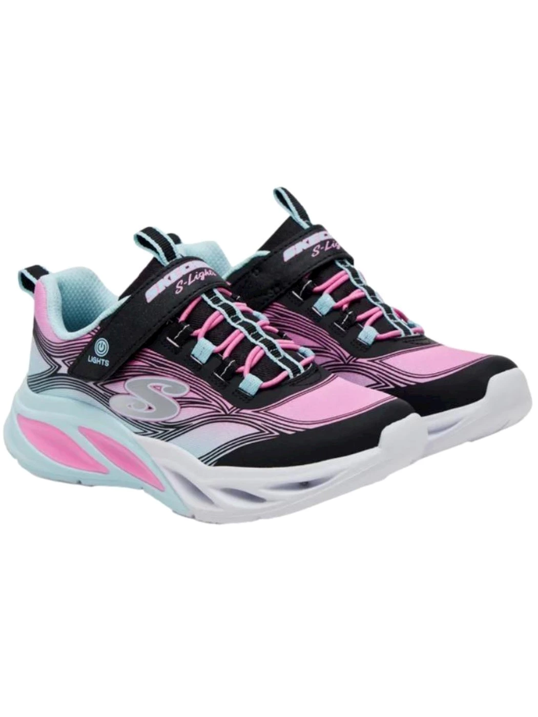 Skechers Sneakers S-Lights Cosmic Glow 303712L/BKMT Rosa