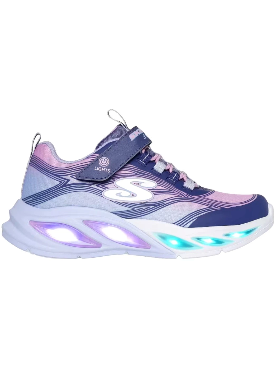 SKECHERS Sneakers Bambina Cosmic Glow Navy Multi